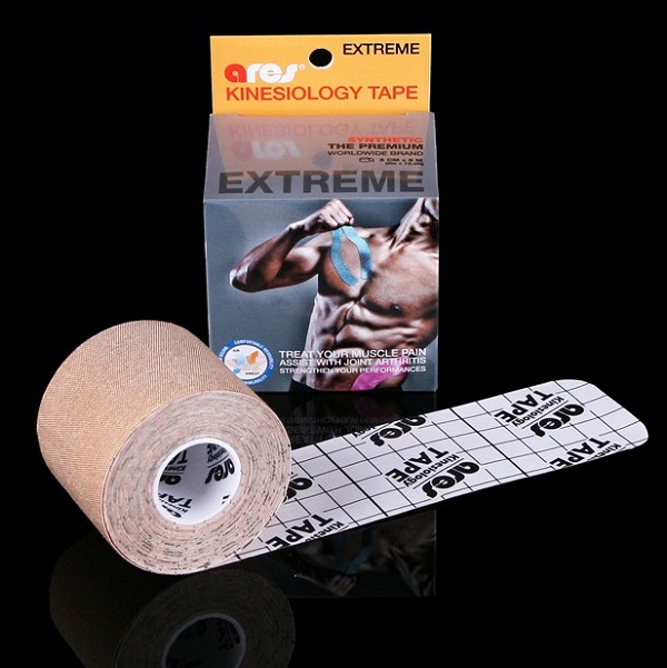 Тейп kinesio EXTREME 5 см*5 м золотой Ares